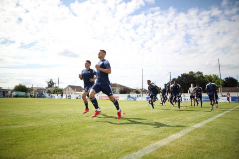 Le groupe face à Bergerac