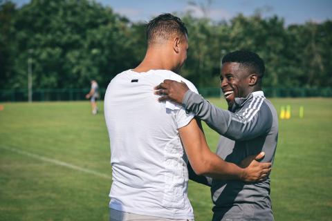 La visite de Marouane Chamakh au Château du Haillan (août 2021)