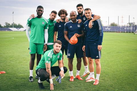 Les Girondins soutiennent l'Etablissement Français du Sang (septembre 2021)