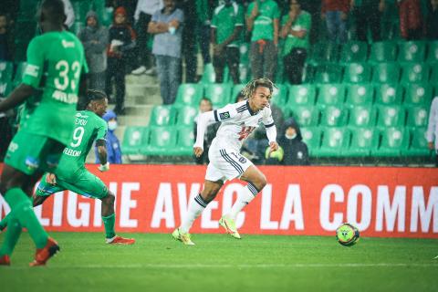 Sékou Mara face à l'AS Saint-Etienne (septembre 2021)