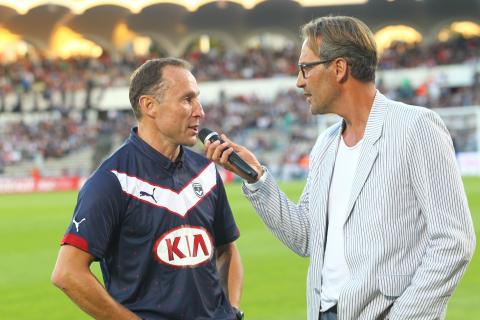 Julien Courbet avec Jean-Pierre Papin