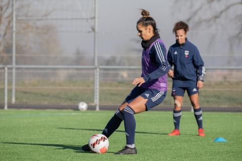 Entrainement équipe féminine 25 janvier 2022