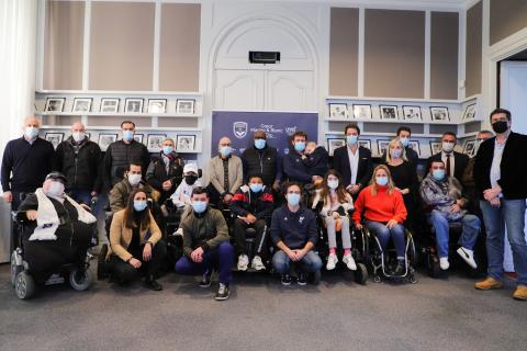 Signature de la Convention Partenariale entre le Club et Bordeaux Foot-Fauteuil