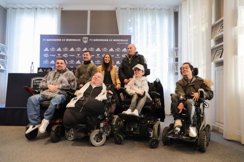 Signature de la Convention Partenariale entre le Club et Bordeaux Foot-Fauteuil