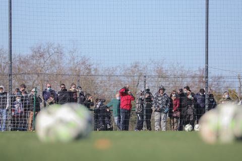 L'entraînement des pros du 25 février 2022