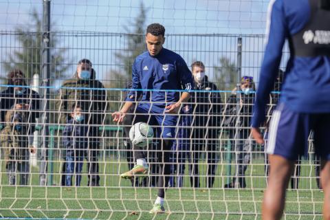 L'entraînement des pros du 25 février 2022