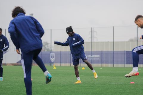 Les hommes de David Guion à l'entraînement