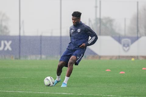 Les hommes de David Guion à l'entraînement