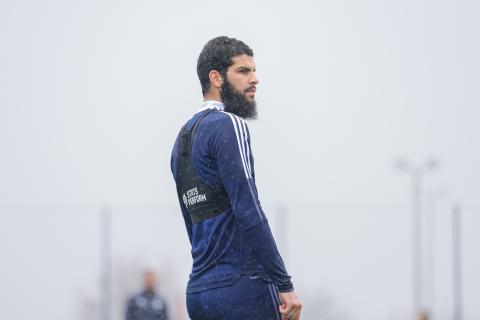 Les hommes de David Guion à l'entraînement