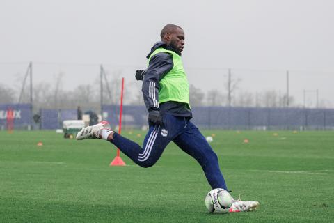 Les hommes de David Guion à l'entraînement