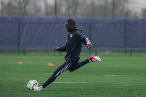 Les hommes de David Guion à l'entraînement