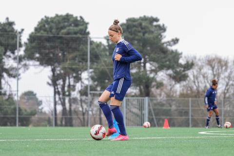 L'entraînement des joueuses de Patrice Lair en images