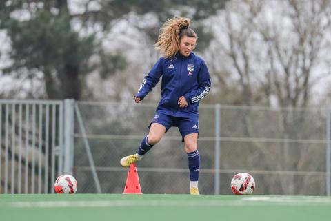 L'entraînement des joueuses de Patrice Lair en images