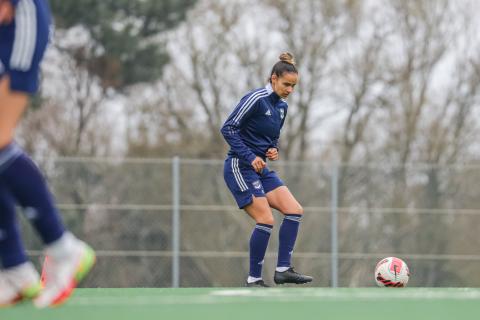 L'entraînement des joueuses de Patrice Lair en images