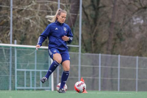 L'entraînement des joueuses de Patrice Lair en images