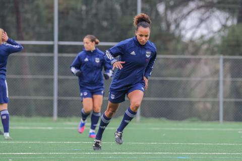 L'entraînement des joueuses de Patrice Lair en images