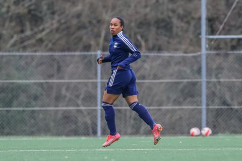 L'entraînement des joueuses de Patrice Lair en images