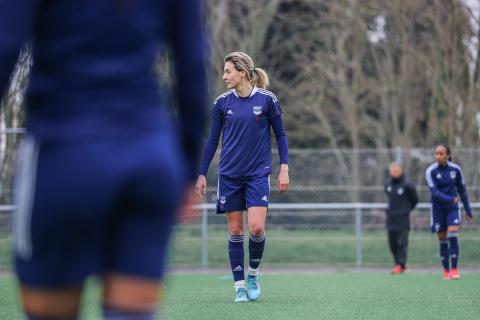 L'entraînement des joueuses de Patrice Lair en images