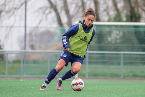 L'entraînement des joueuses de Patrice Lair en images