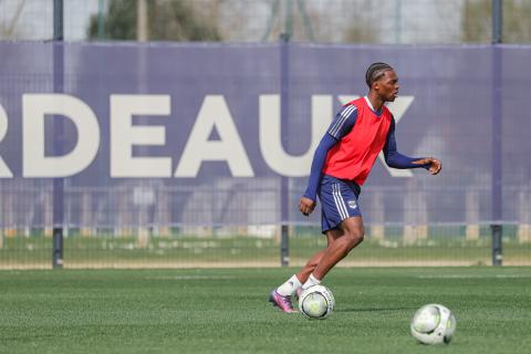 Les Girondins au travail cet après-midi