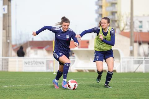 Entraînement des féminines de ce 9 mars 2022