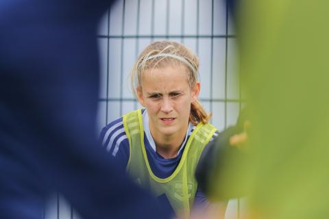 Les joueuses de Patrice Lair à l'entraînement 