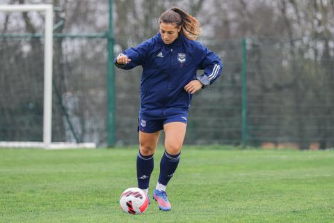 Les joueuses de Patrice Lair à l'entraînement 