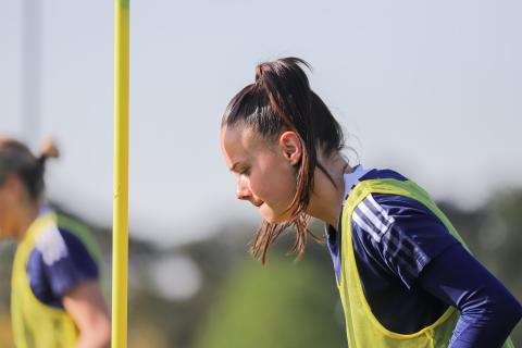 Entraînement de veille de match pour les Girondines