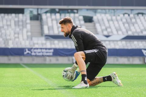 Les Girondins se sont entraînés au Matmut ATLANTIQUE aujourd'hui