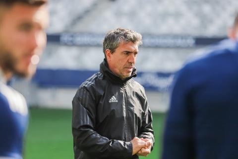 Les Girondins se sont entraînés au Matmut ATLANTIQUE aujourd'hui