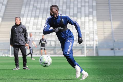 Les Girondins se sont entraînés au Matmut ATLANTIQUE aujourd'hui