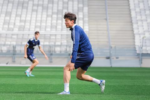 Les Girondins se sont entraînés au Matmut ATLANTIQUE aujourd'hui