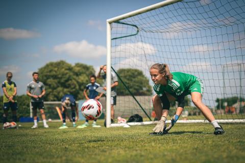 L'entraînement des féminines du vendredi 13 mai 2022