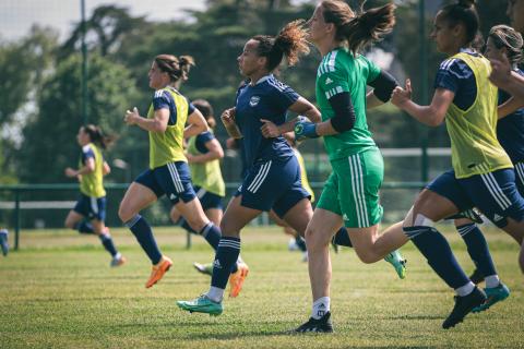 L'entraînement des féminines du vendredi 13 mai 2022