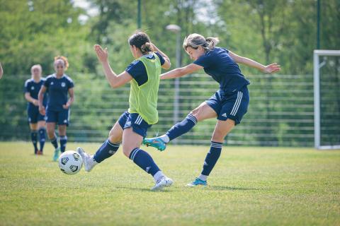 L'entraînement des féminines du vendredi 13 mai 2022