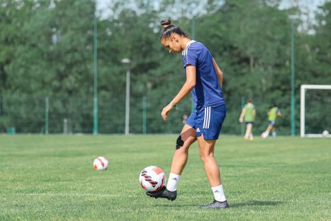 Les féminines à l'entraînement ce 16 mai 2022