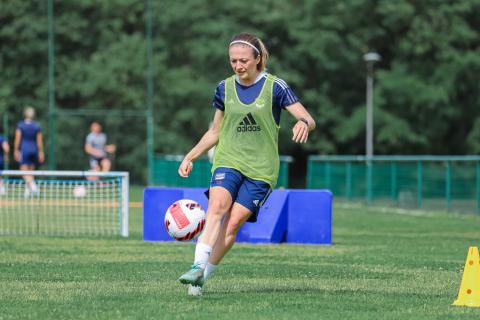 Les féminines à l'entraînement ce 16 mai 2022