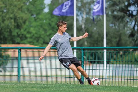 Les féminines à l'entraînement ce 16 mai 2022