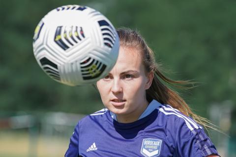 Les Bordelaises à l'entraînement ce matin