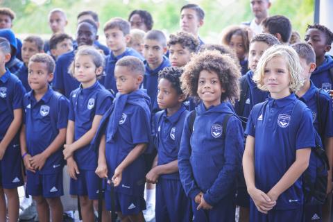 Ecole de foot au Matmut ATLANTIQUE avant Bordeaux - QRM