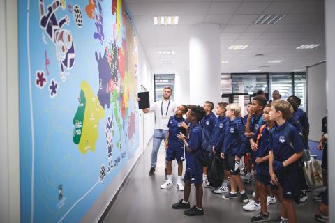 Ecole de foot au Matmut ATLANTIQUE avant Bordeaux - QRM