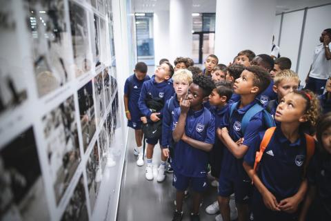 Ecole de foot au Matmut ATLANTIQUE avant Bordeaux - QRM