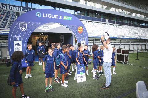 Ecole de foot au Matmut ATLANTIQUE avant Bordeaux - QRM