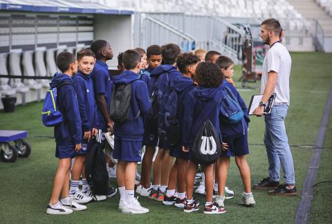 Ecole de foot au Matmut ATLANTIQUE avant Bordeaux - QRM