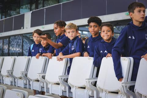 Ecole de foot au Matmut ATLANTIQUE avant Bordeaux - QRM