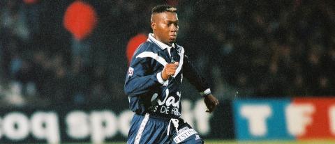 Lassina Diabaté sous le maillot des Girondins face à Lens (novembre 1998)