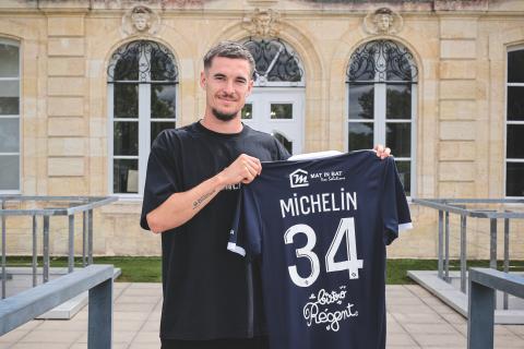 Clément Michelin s'engage aux Girondins (septembre 2022)