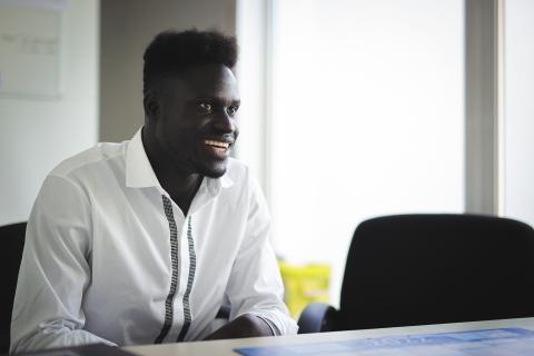 Aliou Badji s'engage aux Girondins de Bordeaux (septembre 2022)