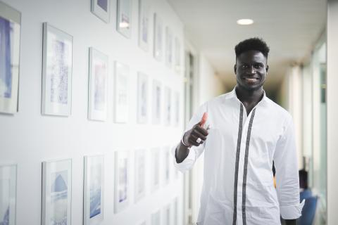 Aliou Badji s'engage aux Girondins de Bordeaux (septembre 2022)