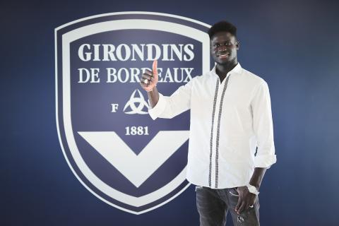 Aliou Badji s'engage aux Girondins de Bordeaux (septembre 2022)